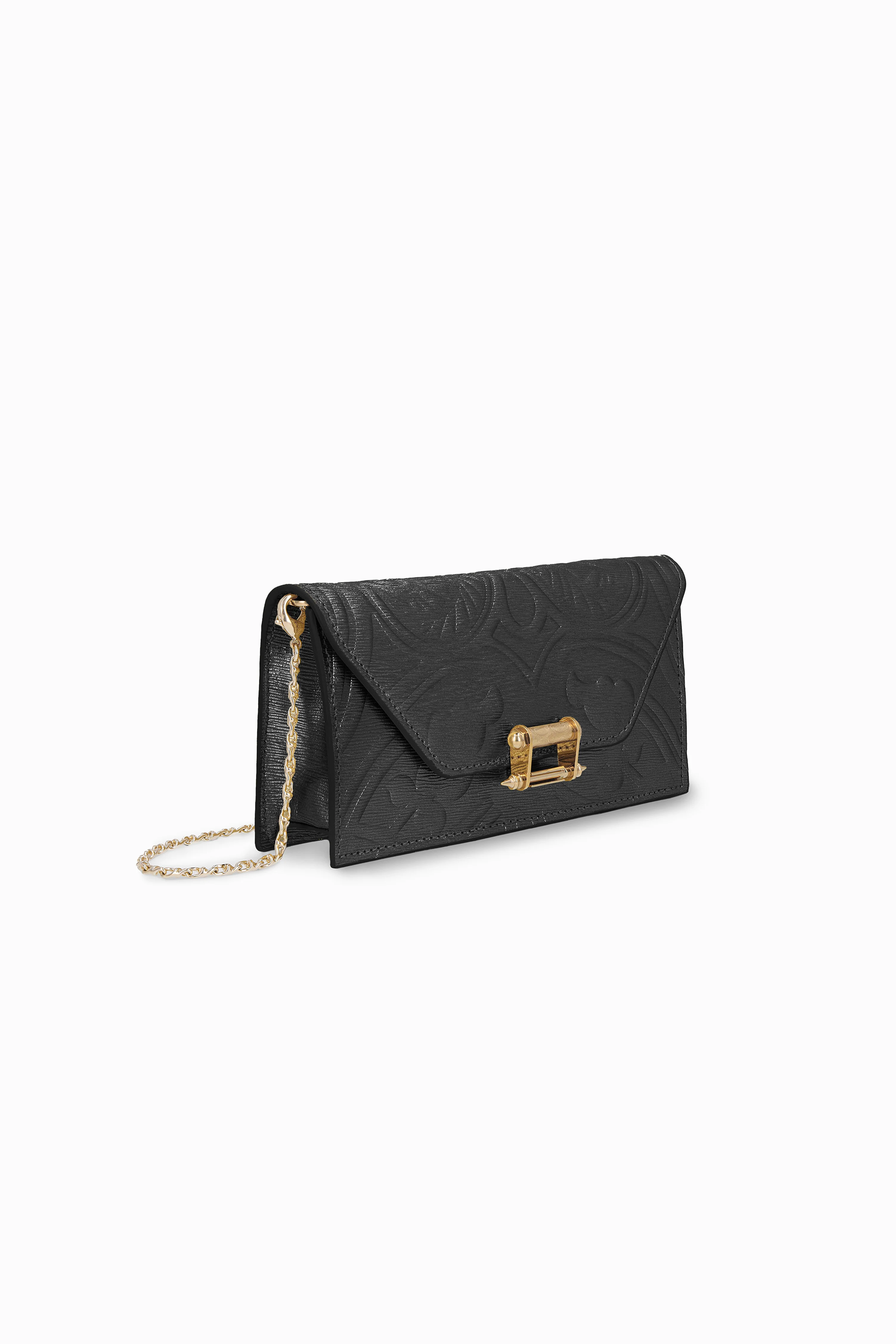 Embossed Pochette with Lock - Image 2