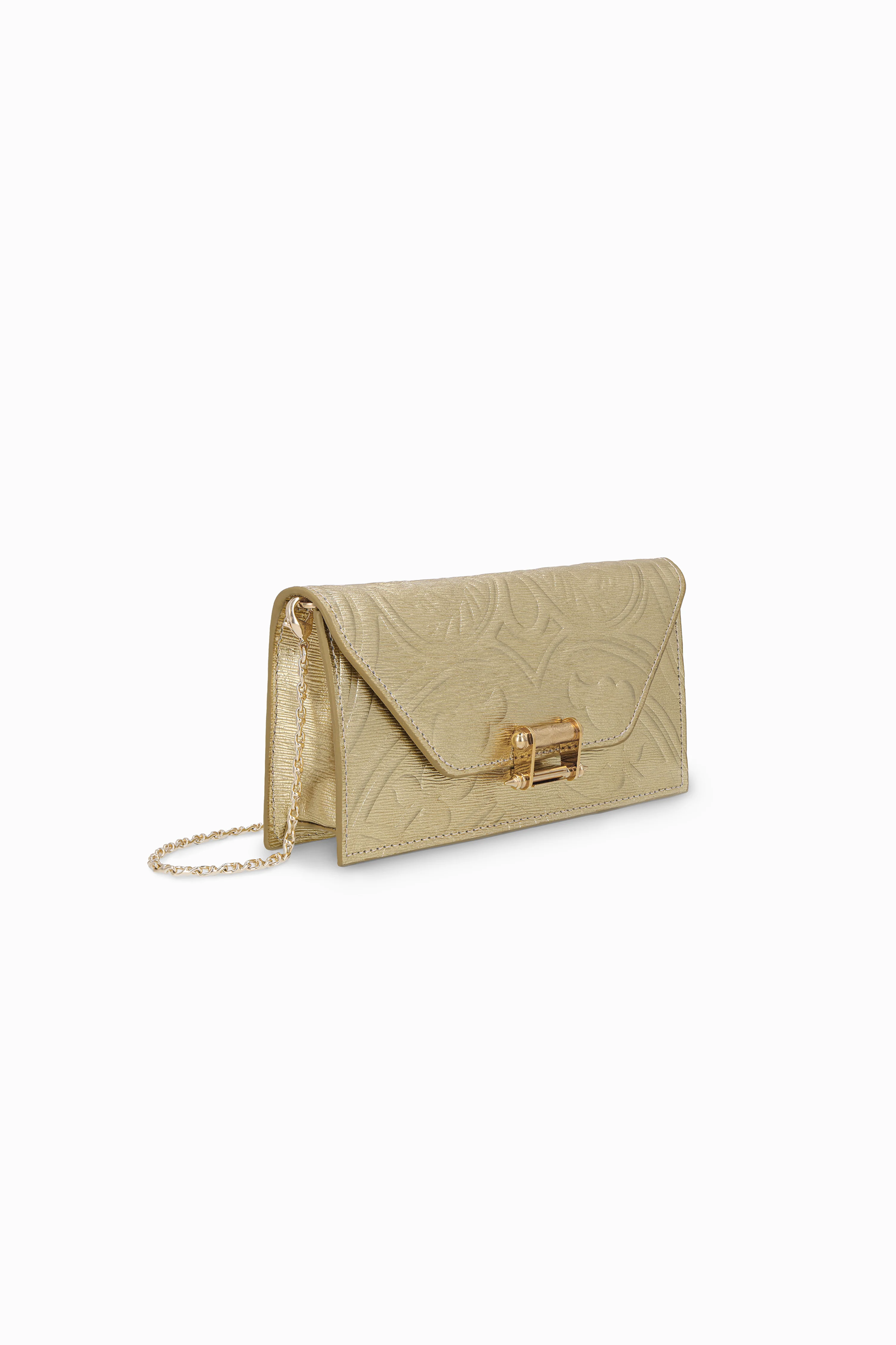 Embossed Pochette with Lock - Image 2