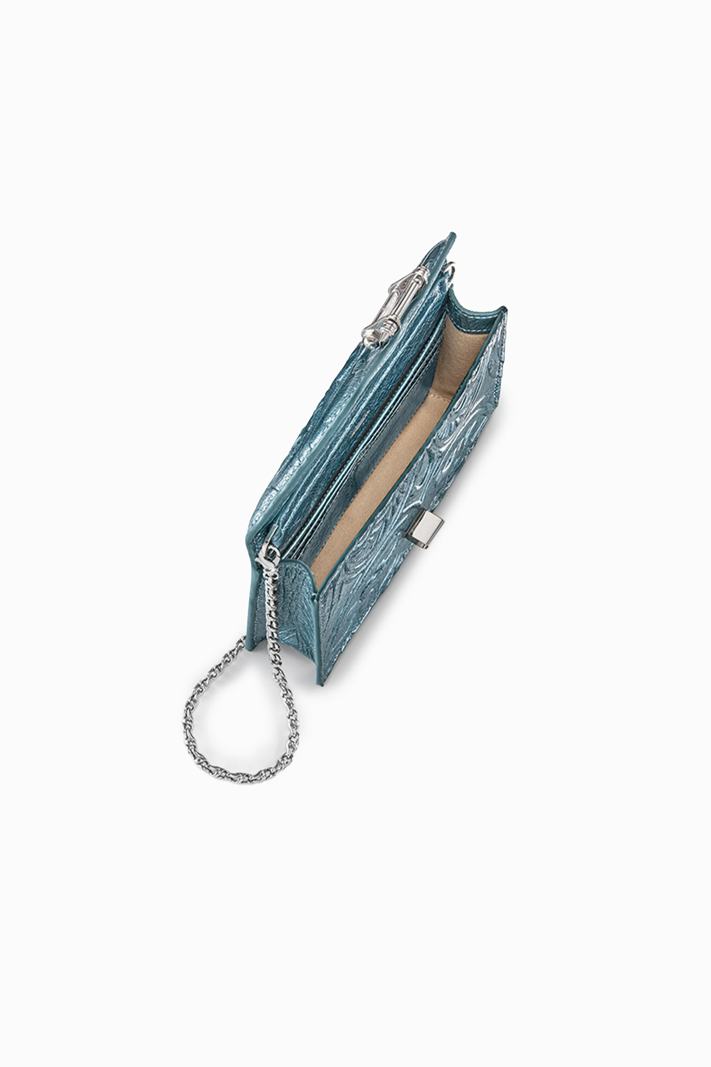 Embossed Pochette with Lock - Image 2